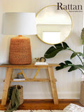Rattan Table Lamp (Oversize)