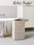 Square Rattan Hamper