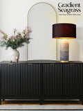 Gradient Seagrass Table Lamp