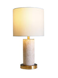 Classic Travertine Table Lamp