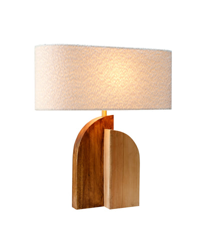 Lover Table Lamp with White Boucle