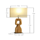 Carved Void Table Lamp