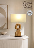Carved Void Table Lamp