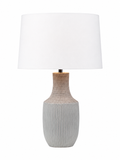 Black & White Ceramic Table Lamp