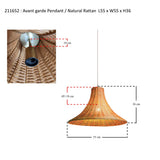 Avant Garde Rattan Pendant