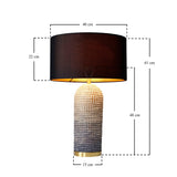 Gradient Seagrass Table Lamp
