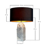 White Marble Table Lamp